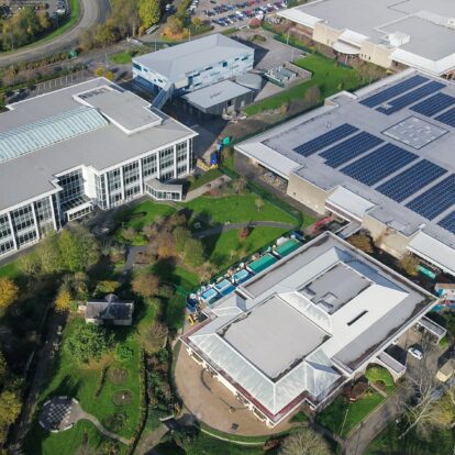Warehouse with solar
