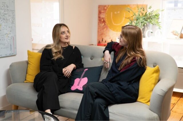 Chloe and lauren in retreat